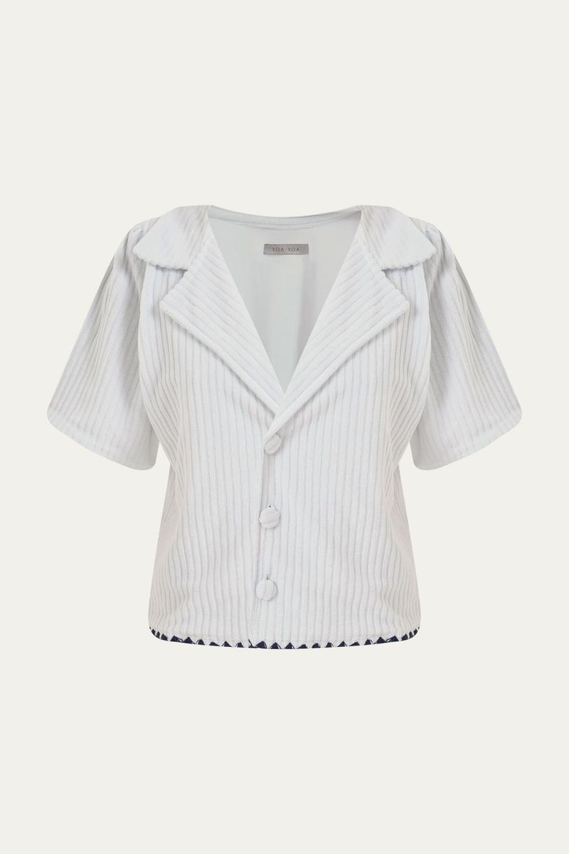 Casaquinho Alexandria Voa Voa - BRANCO 4