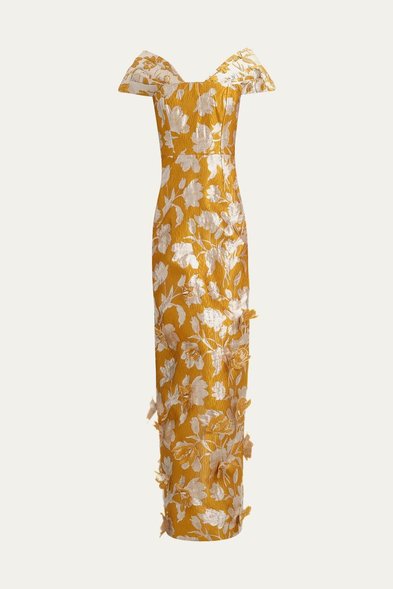 Vestido Ombro A Ombro Lyra Rsvp - AMARELO 4