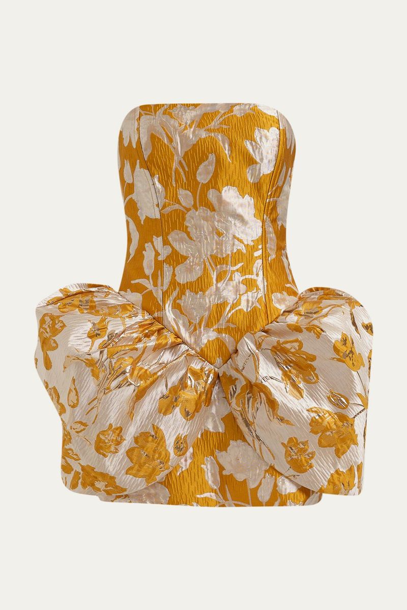 Vestido Mini Lyra Rsvp - AMARELO 4