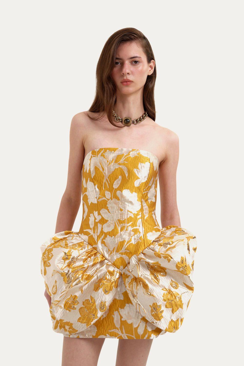 Vestido Mini Lyra Rsvp - AMARELO 0