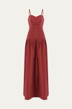 Vestido Midi Abito Clemence - VERMELHO 3