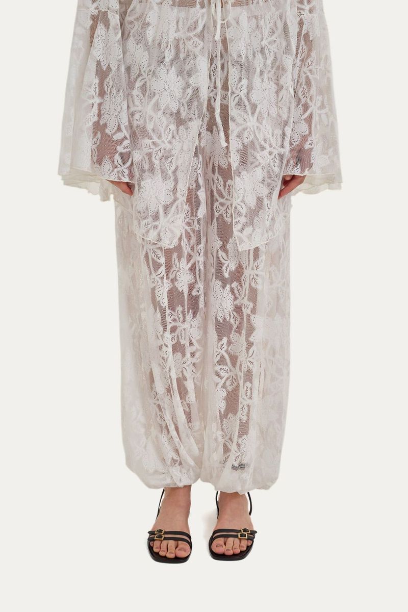 Conjunto de Renda Voa Voa - BRANCO 2