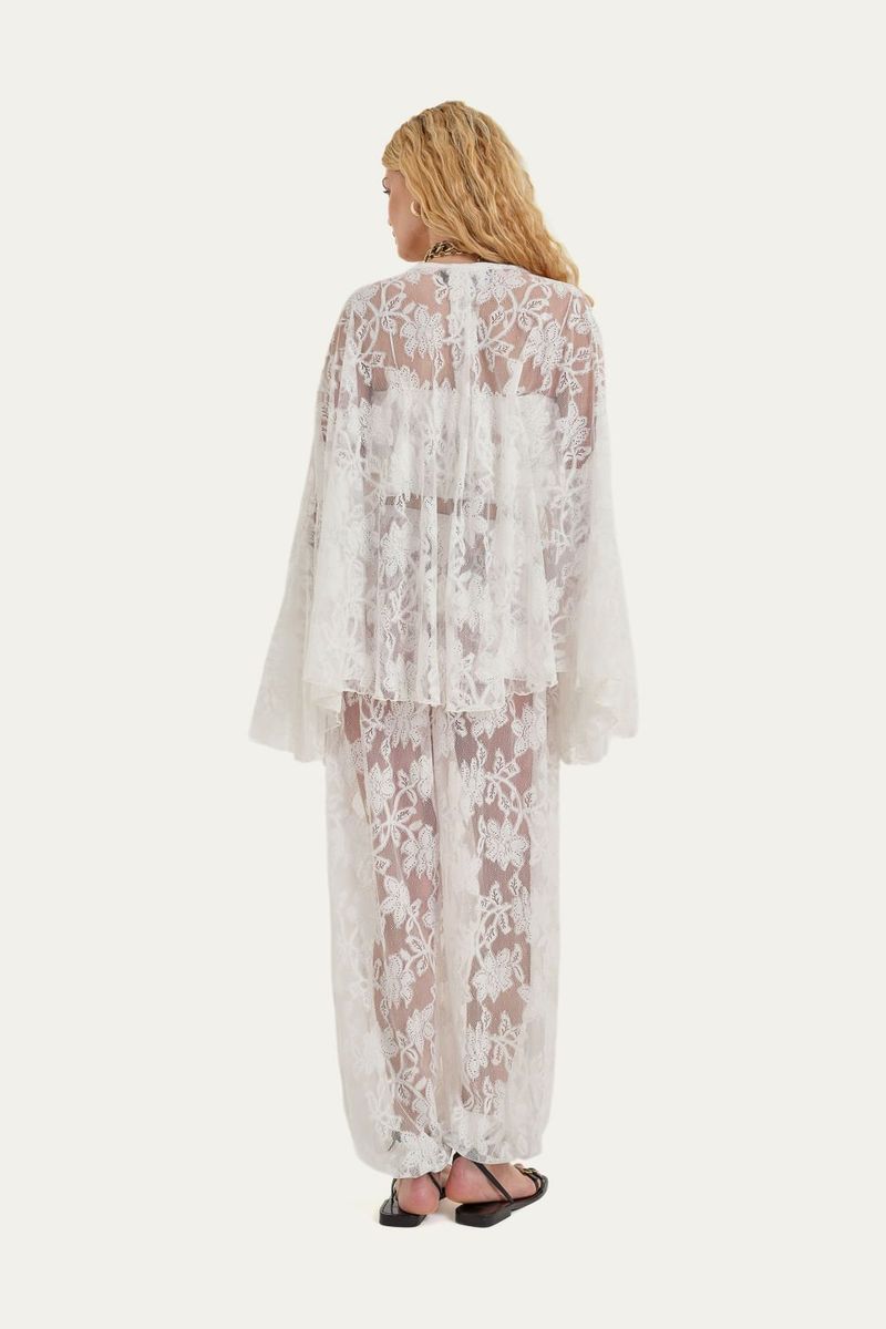 Conjunto de Renda Voa Voa - BRANCO 3