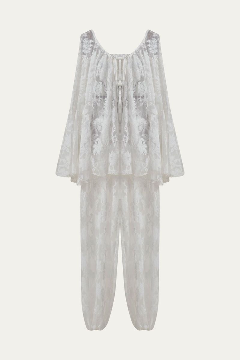 Conjunto de Renda Voa Voa - BRANCO 4