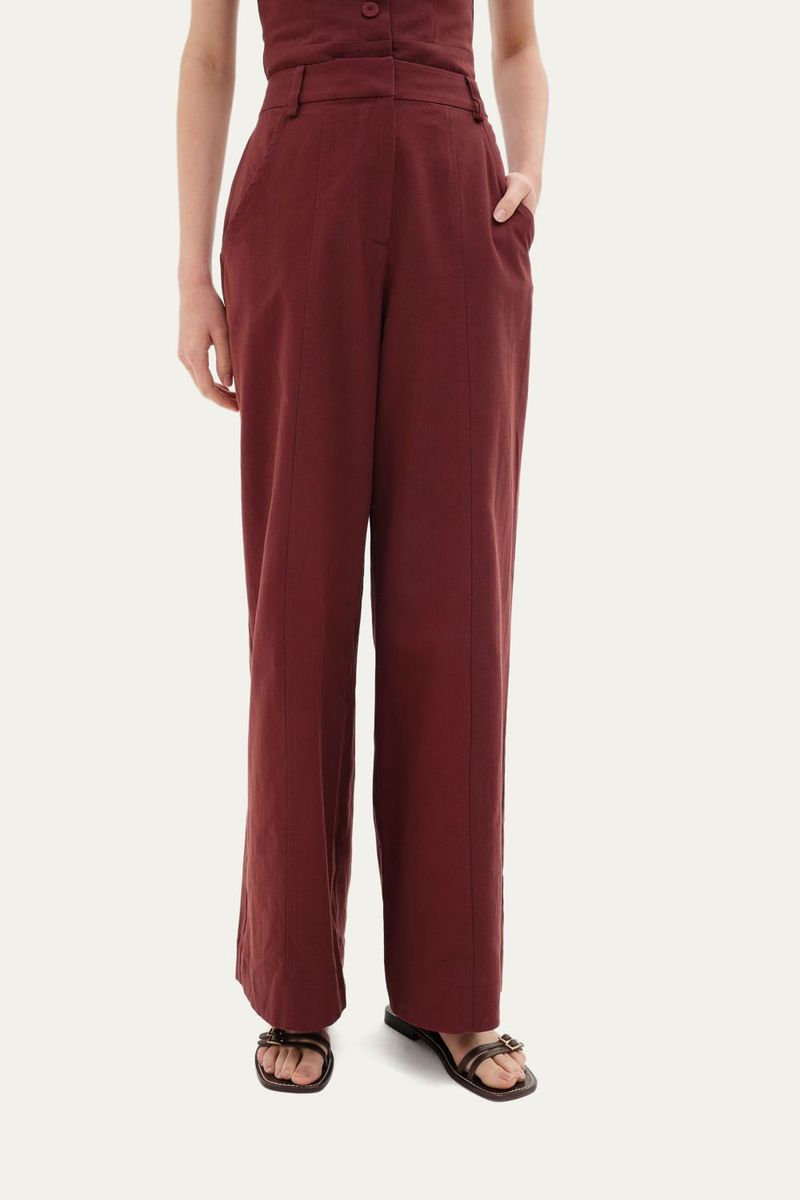 Cal a Pantalona Fiore Clemence - MARROM 1