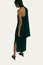 Vestido Longo Cachecol Septi me  tage - PRETO 3