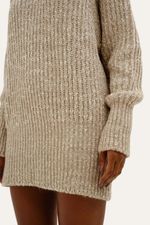 Blusa Manga Longa Pull Tricot Eda Nk - BEGE 3