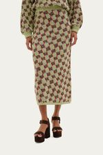 Saia Tricot Textura Missinclof - VERDE 1