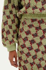 Saia Tricot Textura Missinclof - VERDE 2