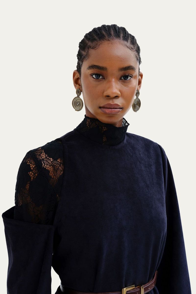 Vestido Maglia Framed - PRETO 2