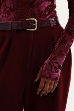 Blusa Safi Framed - VINHO 2