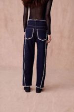 Cal a Barrel Jeans M rmore Color Paula Raia - MARINHO 2