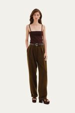 Regata Tricot Canelado Coven - MARROM 2