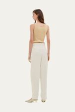 Regata Cavada Tricot Canelado Coven - BEGE 4