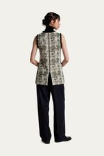 Blusa Jacquard Xadrez Maria Pavan - MULTICOLORIDO P