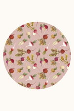 Tapete Playmat Redondo Rabanetes Edamami + The Kid´s List - Rosa 150X150