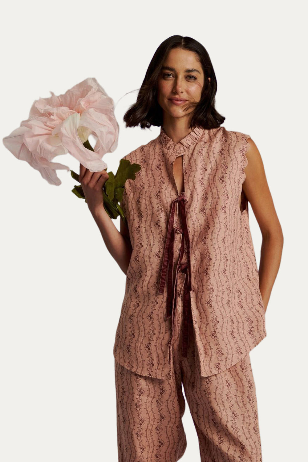 REGATA LINEN HIBISCO ROSA 40