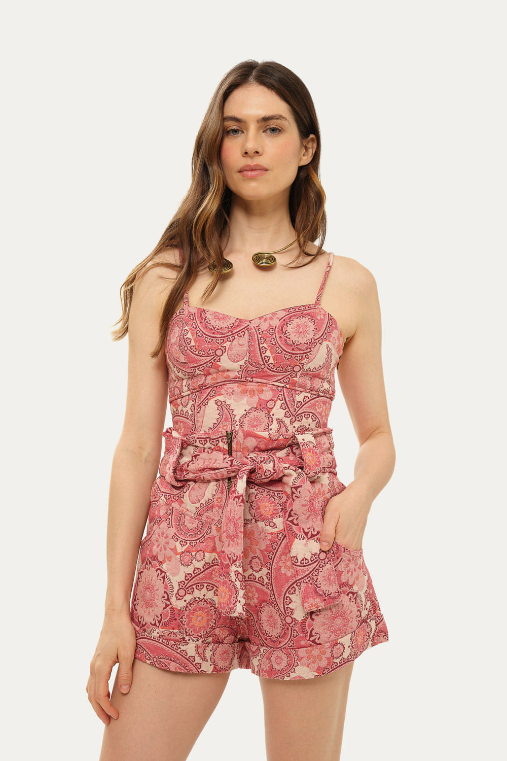 TOP JACQUARD AISHA SAVY ROSA 36